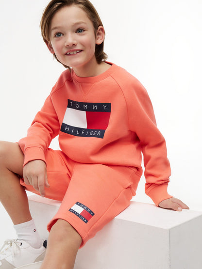 Tommy Hilfiger Kids' Flag Logo Sweatshort