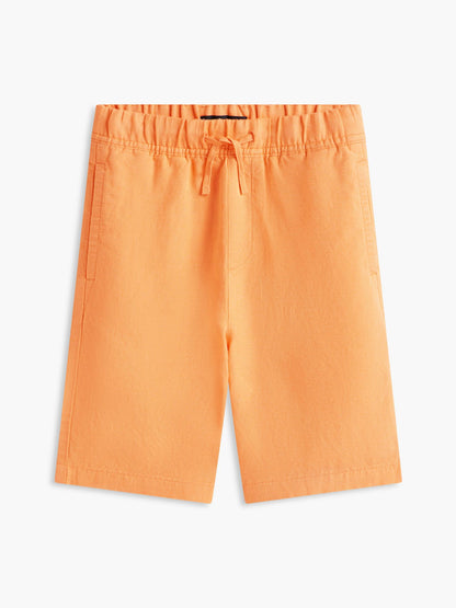 Tommy Hilfiger Kids' Linen-Blend Short