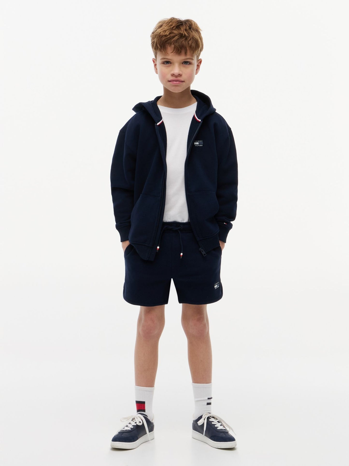 Tommy Hilfiger Kids' Tonal Flag Logo Sweatshort