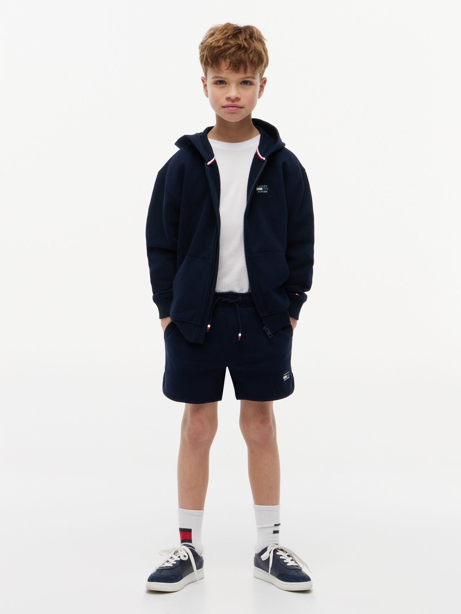 Tommy Hilfiger Kids' Tonal Flag Logo Sweatshort
