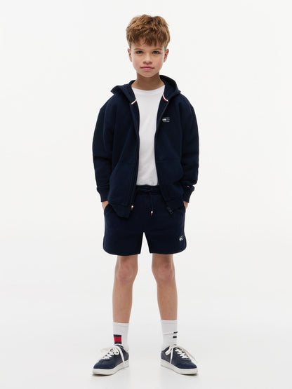 Tommy Hilfiger Kids' Tonal Flag Logo Sweatshort