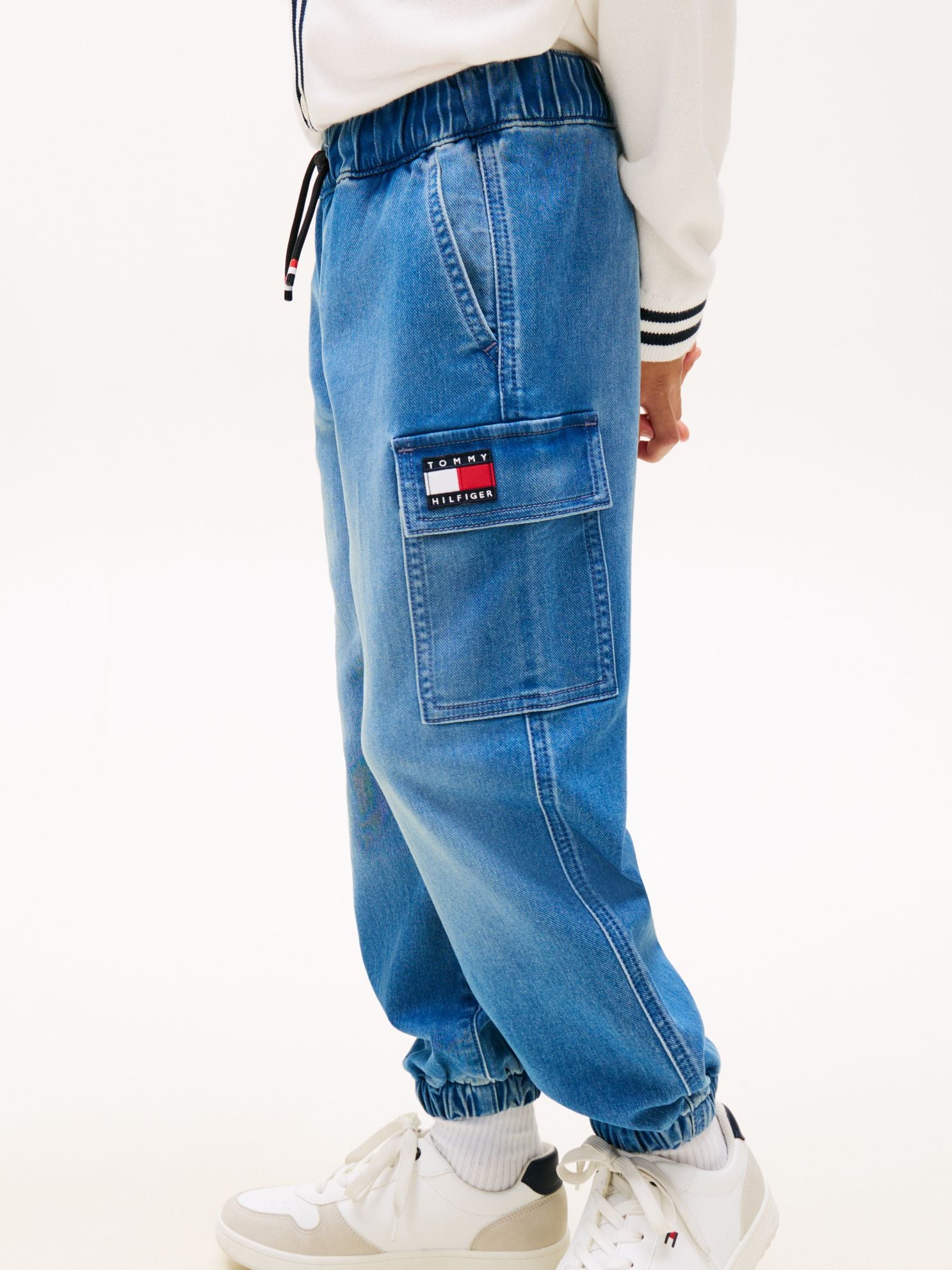 Tommy Hilfiger Kids' Relaxed Stretch Cargo Jean