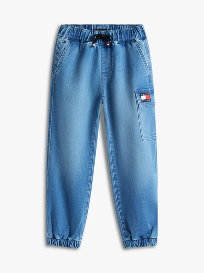 Tommy Hilfiger Kids' Relaxed Stretch Cargo Jean