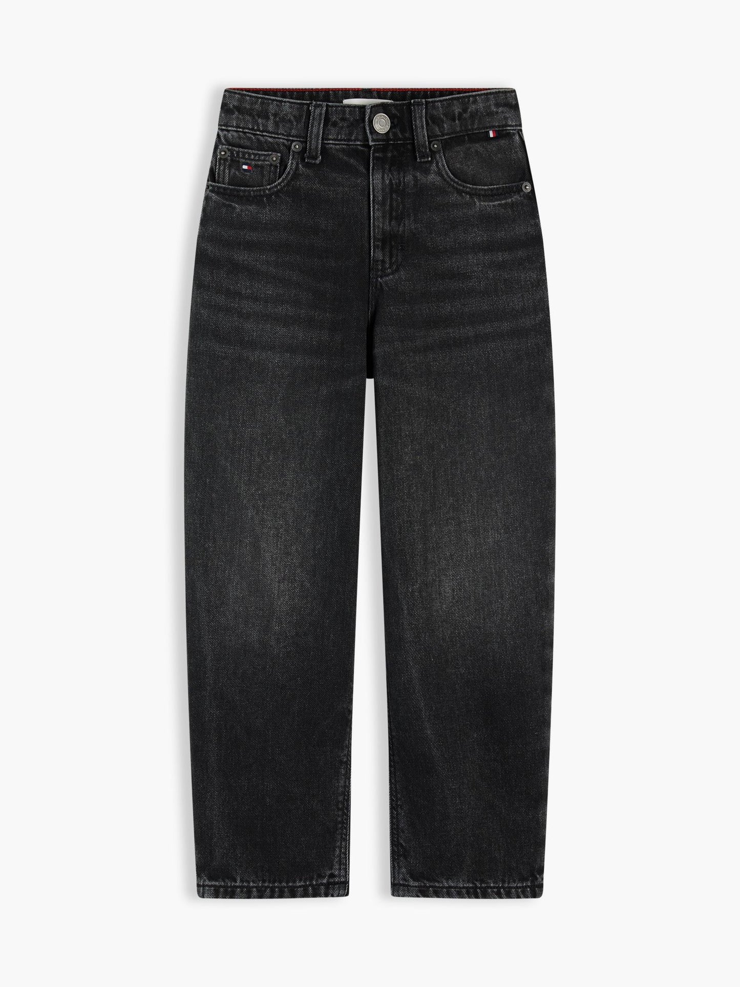 Tommy Hilfiger Kids' Black Wash Barrel Jean