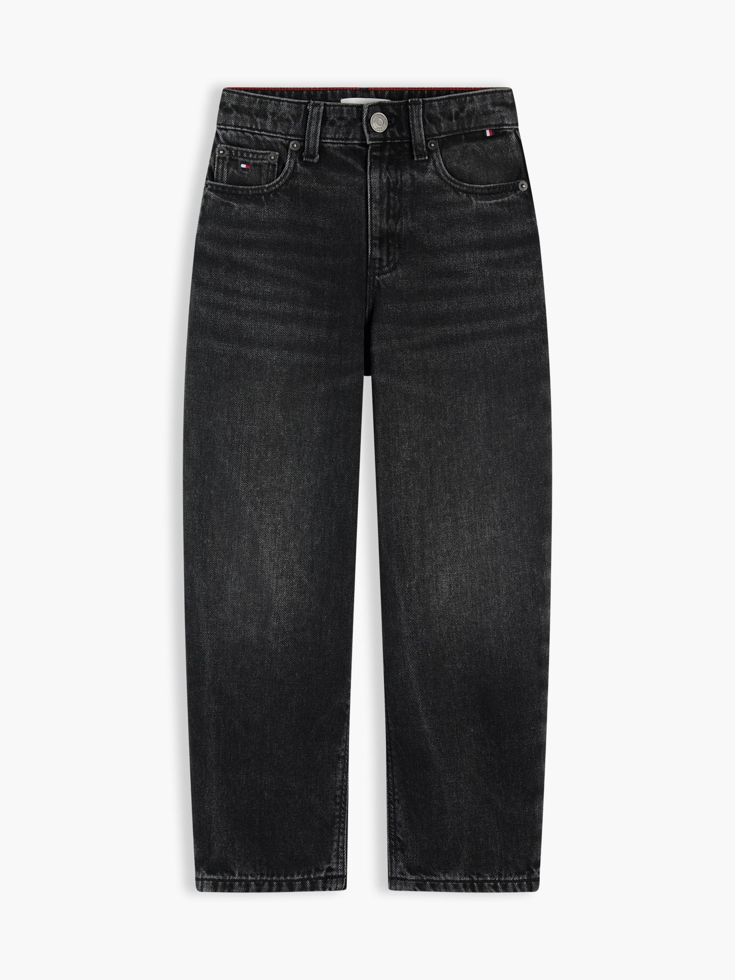 Tommy Hilfiger Kids' Black Wash Barrel Jean