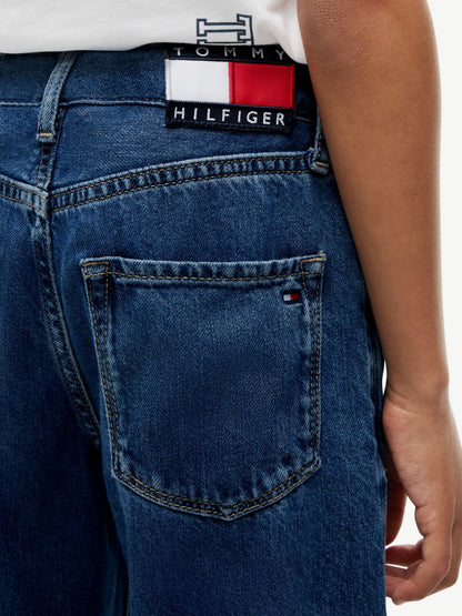 Tommy Hilfiger Kids' Medium Wash Baggy Jean