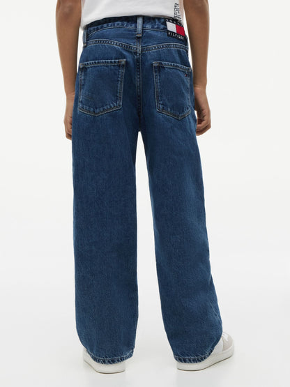 Tommy Hilfiger Kids' Medium Wash Baggy Jean