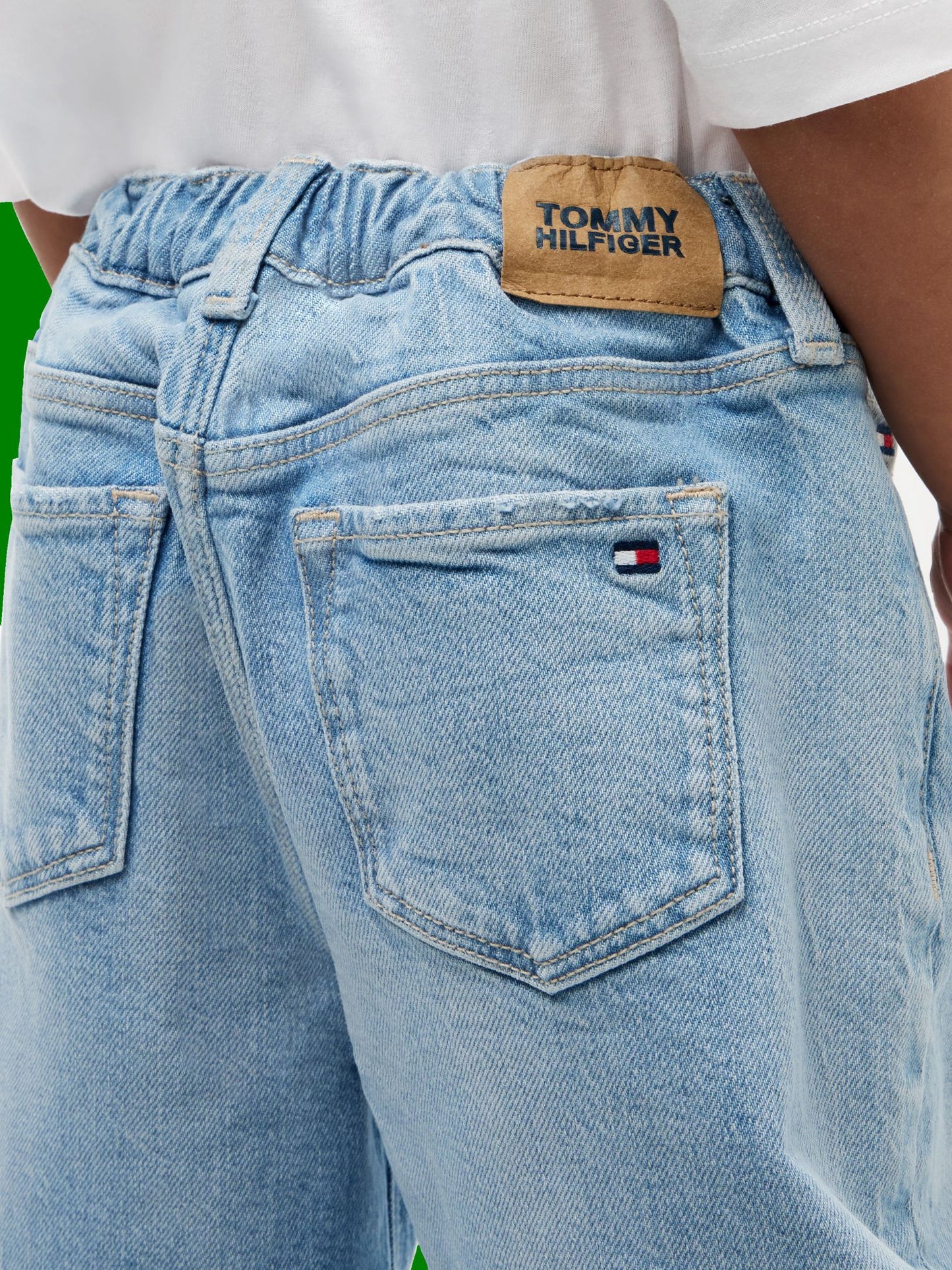 Tommy Hilfiger Kids' Wide Leg Pull-On Jean