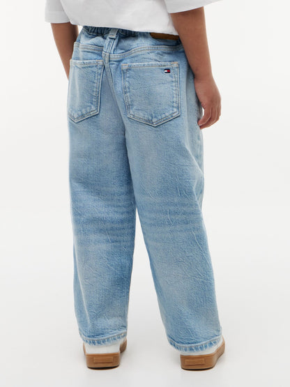Tommy Hilfiger Kids' Wide Leg Pull-On Jean