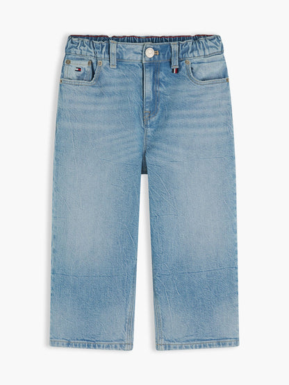 Tommy Hilfiger Kids' Wide Leg Pull-On Jean