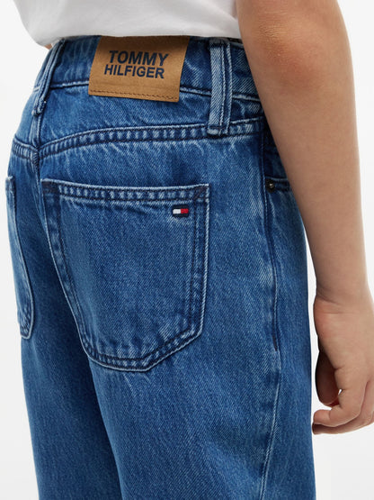 Tommy Hilfiger Kids' Medium Wash Straight Jean
