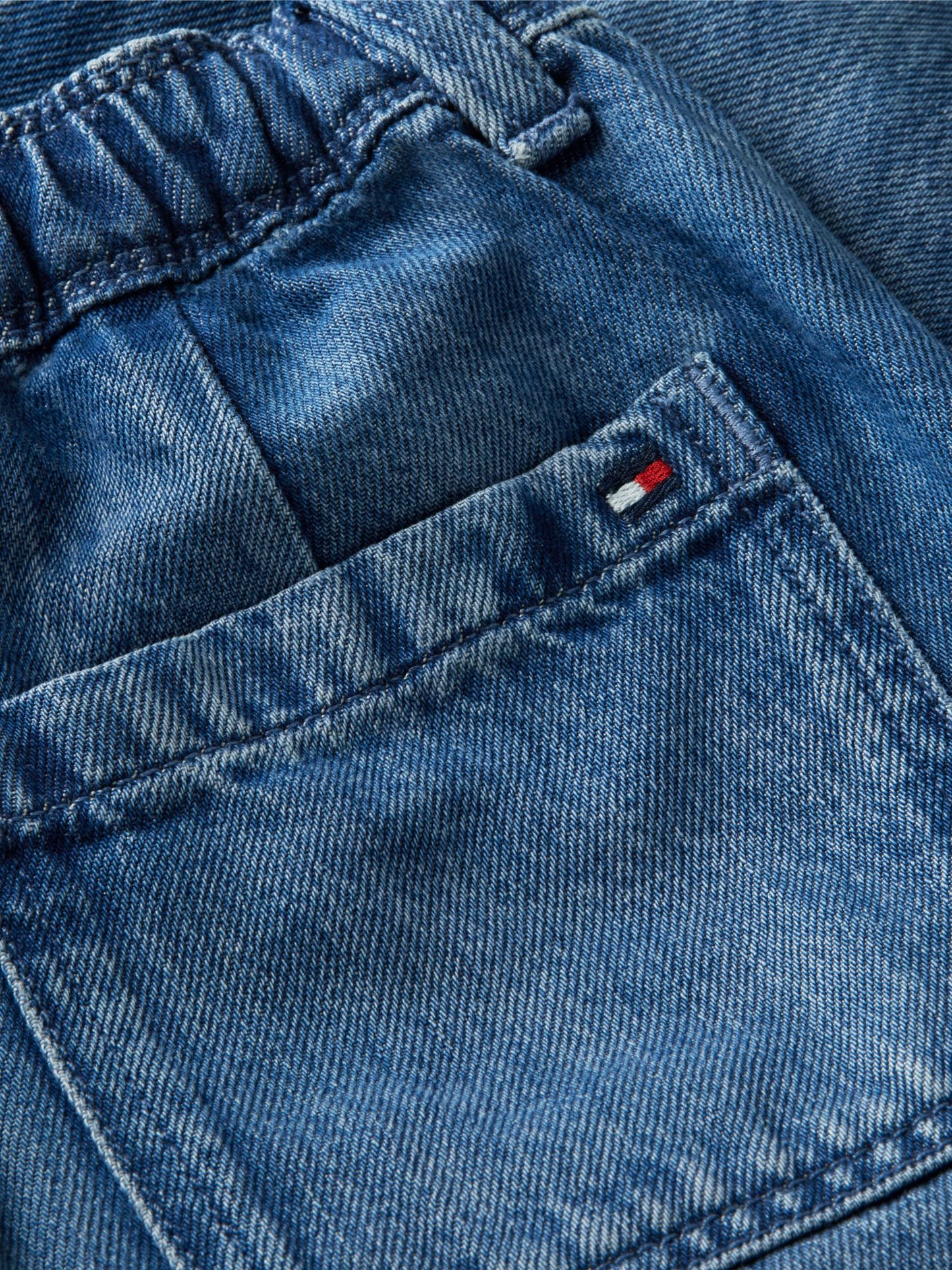 Tommy Hilfiger Kids' Medium Wash Baggy Sailor Jean