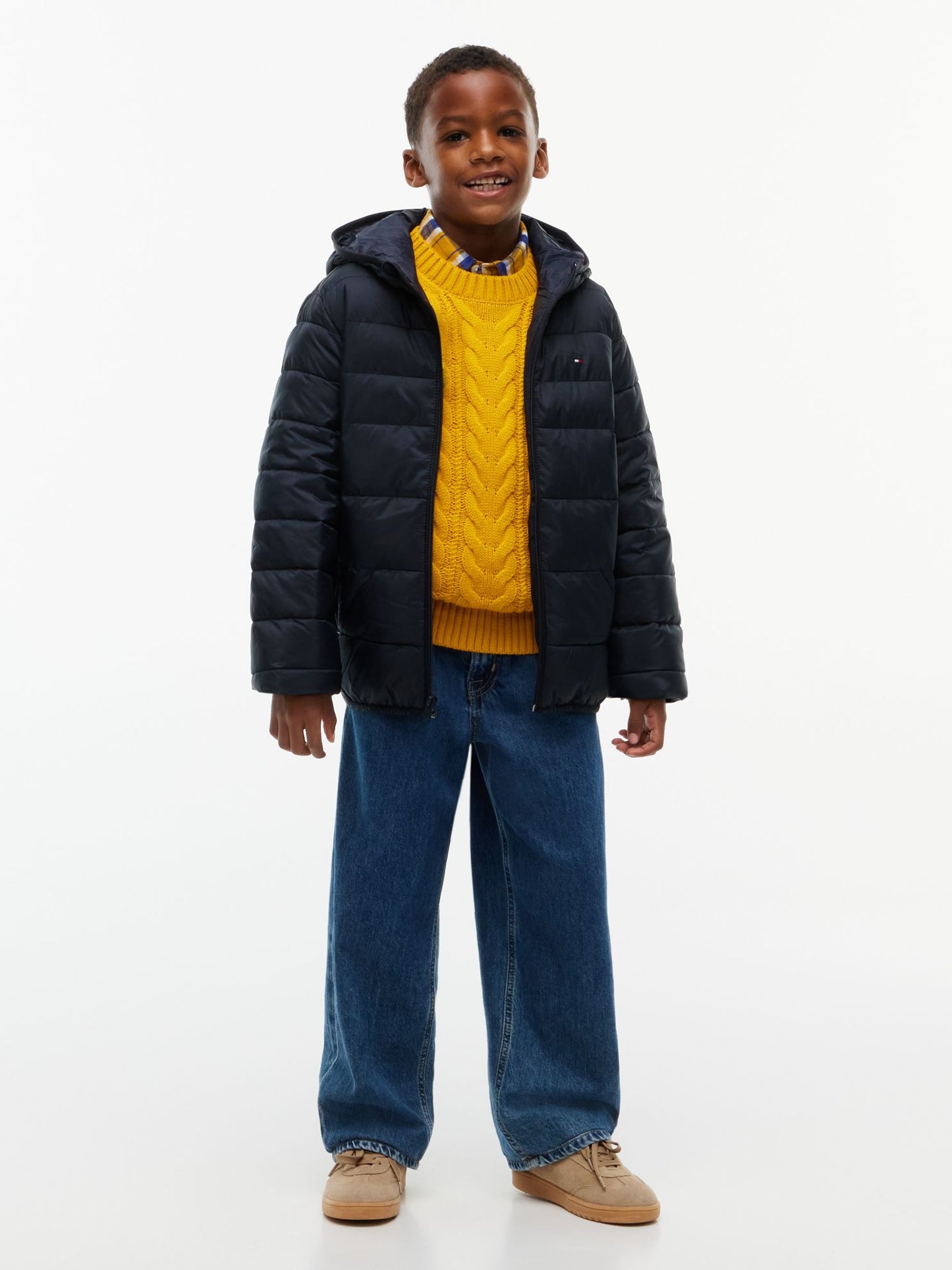 Tommy Hilfiger Kids' Water-Resistant Packable Jacket