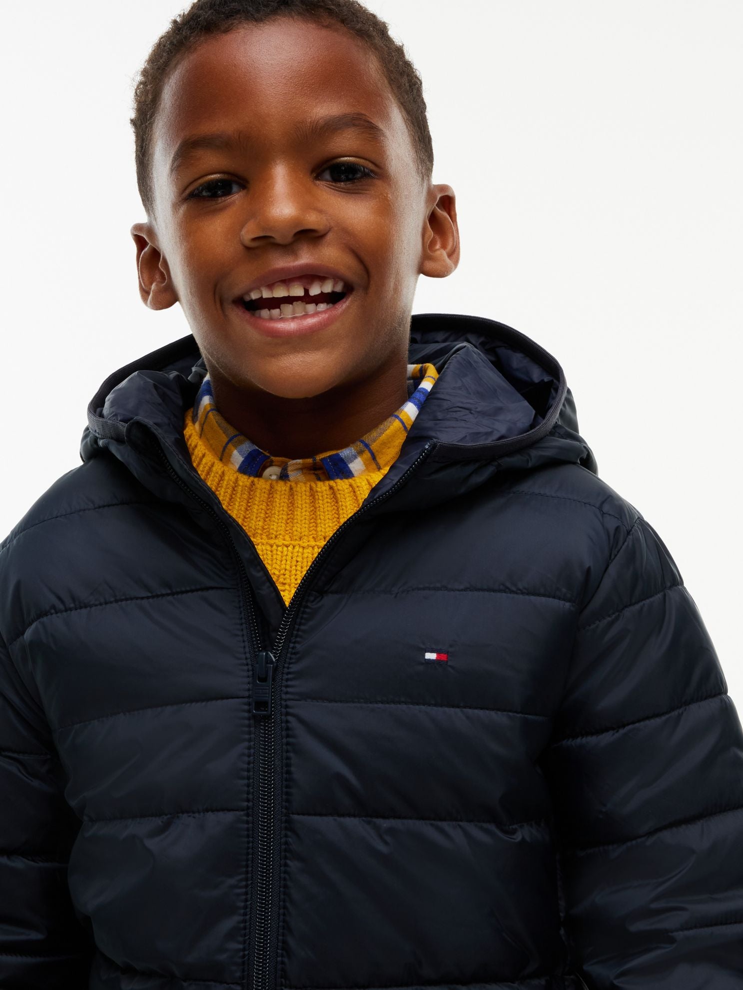 Tommy Hilfiger Kids' Water-Resistant Packable Jacket