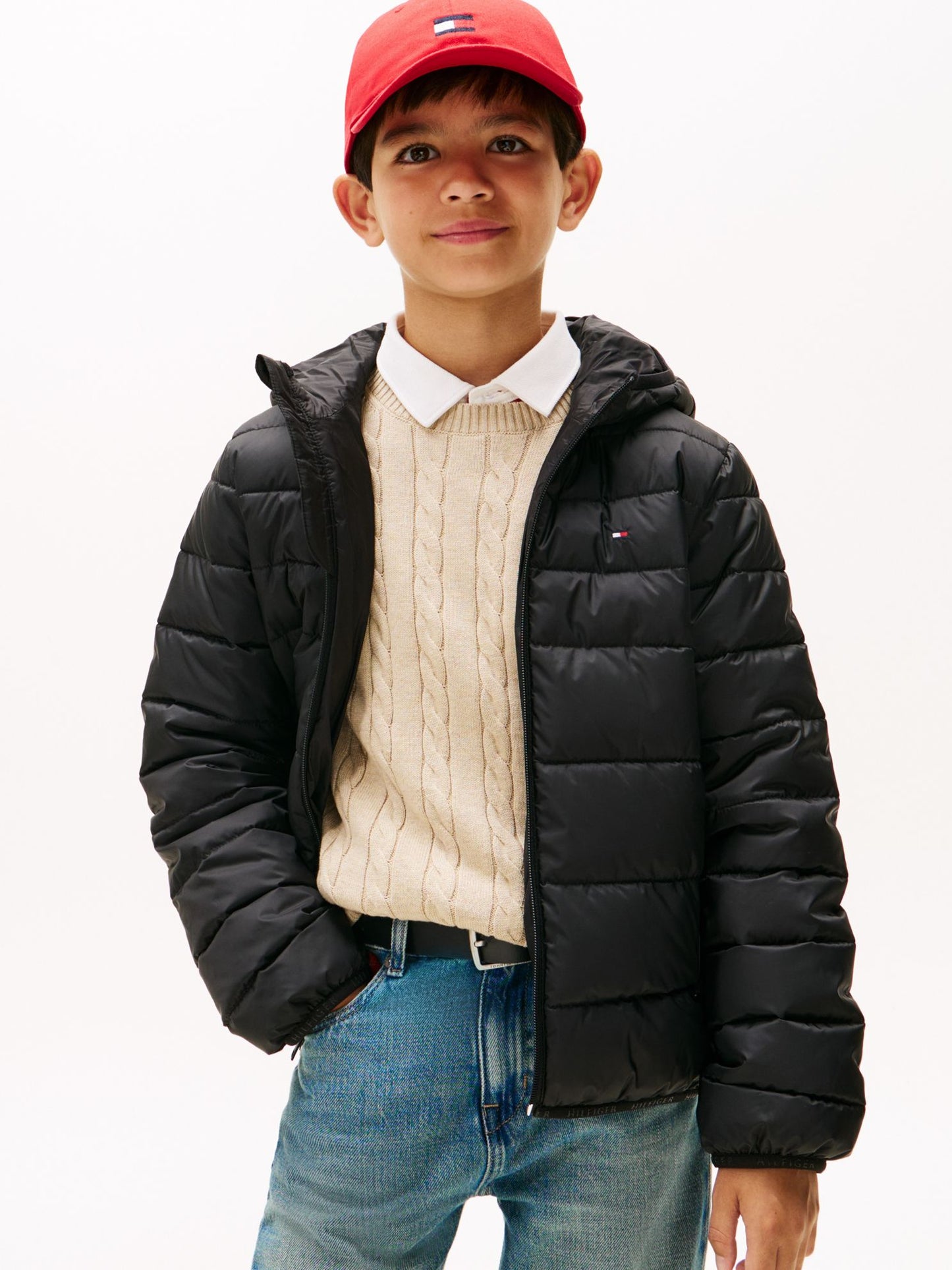Tommy Hilfiger Kids' Water-Resistant Packable Jacket