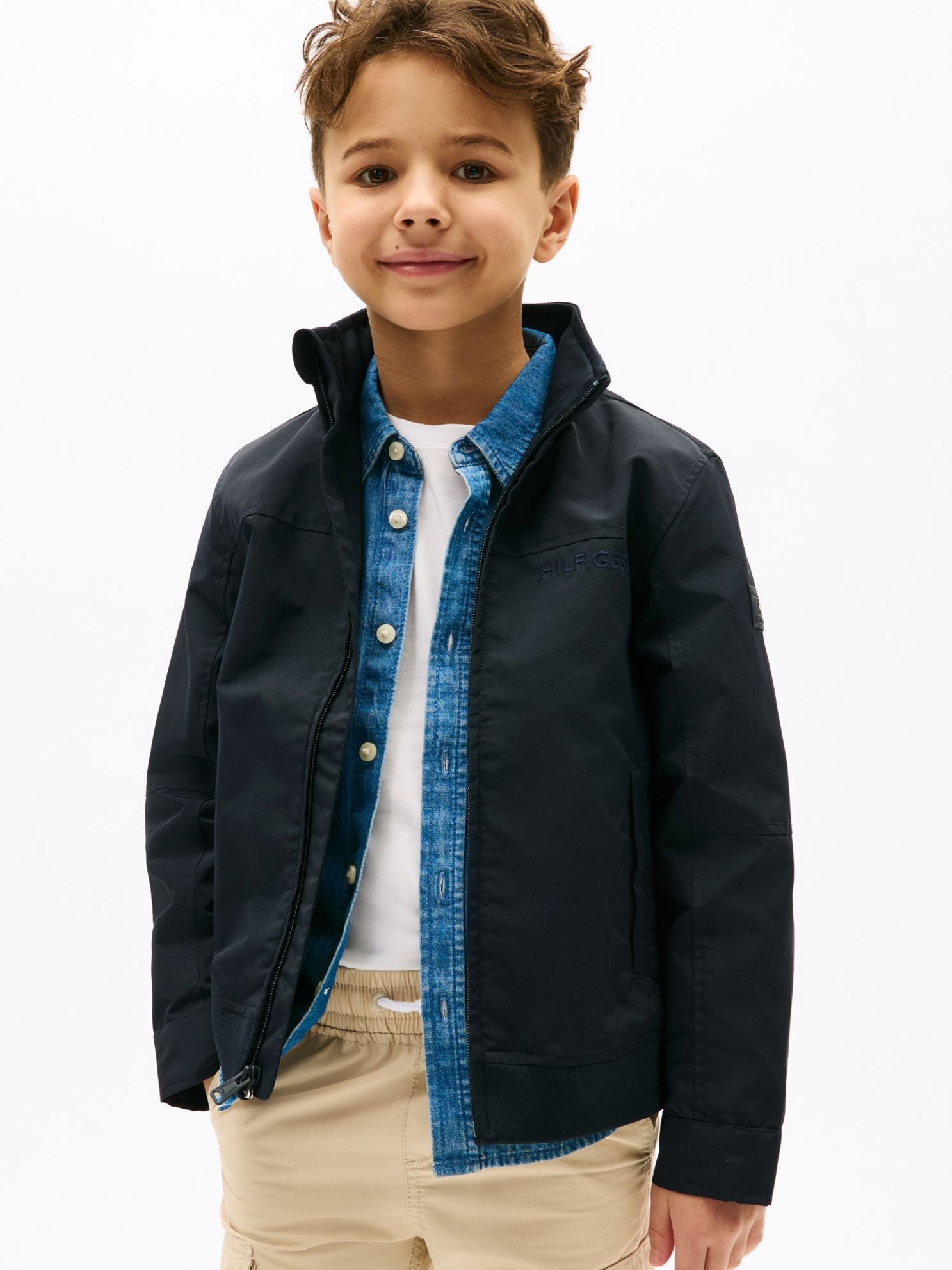 Tommy Hilfiger Kids' Water-Repellent Regatta Jacket