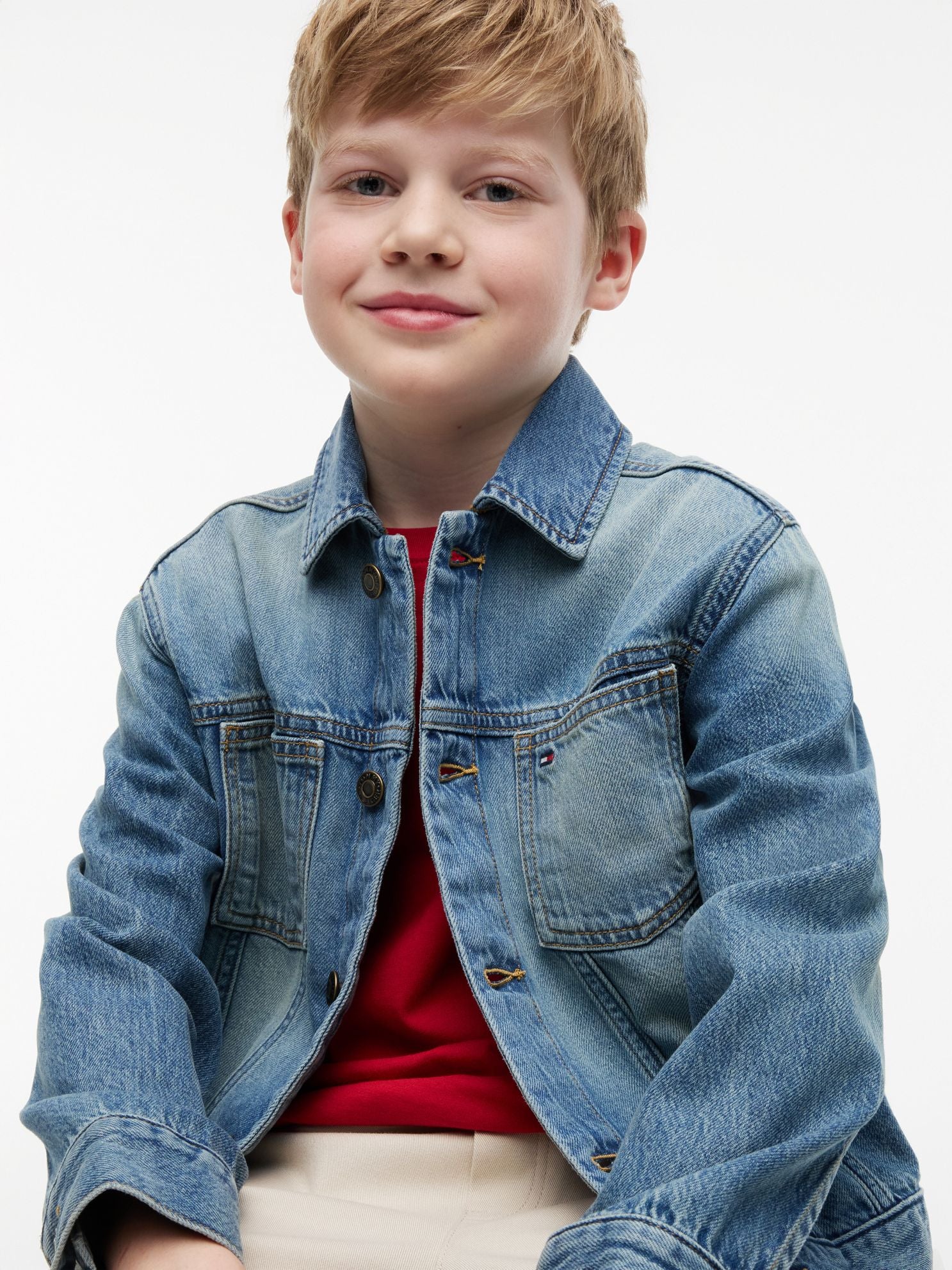 Tommy Hilfiger Kids' Hilfiger Flag Denim Jacket