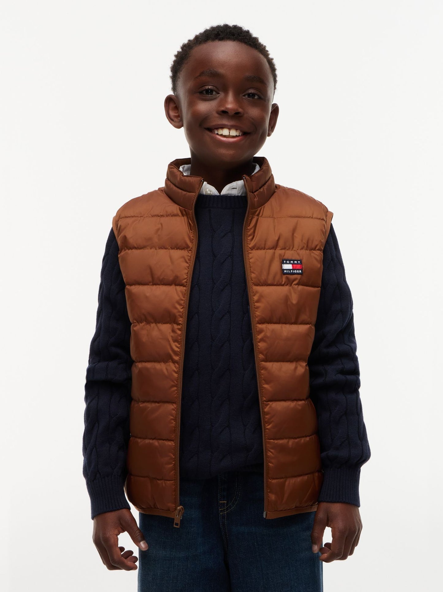 Tommy Hilfiger Kids' Packable Water-Resistant Vest