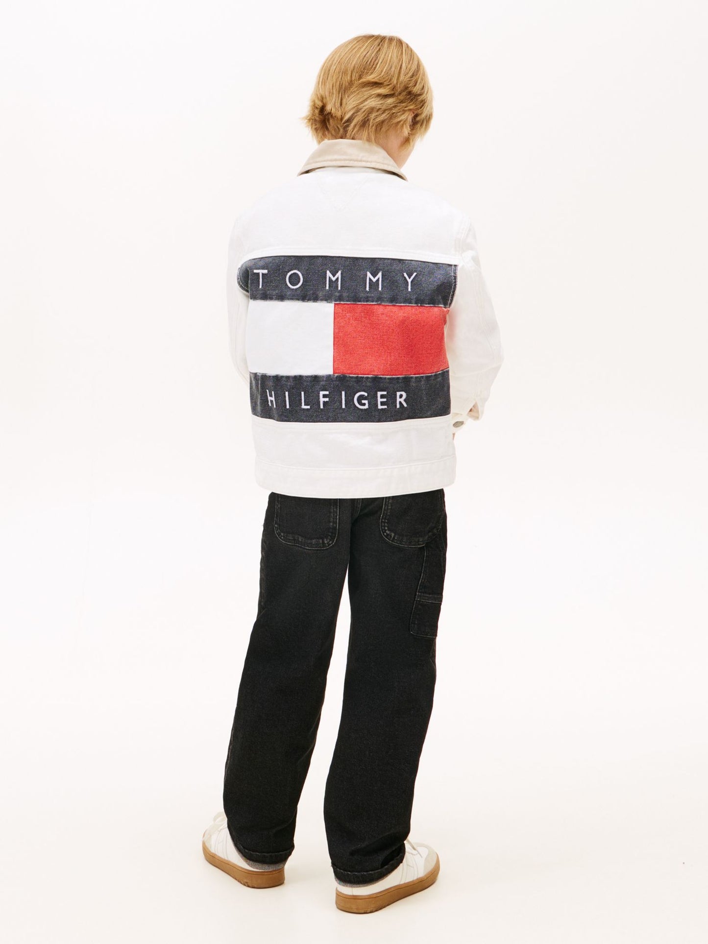 Tommy Hilfiger Kids' Flag Logo Denim Jacket