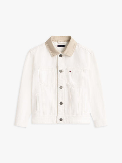 Tommy Hilfiger Kids' Flag Logo Denim Jacket