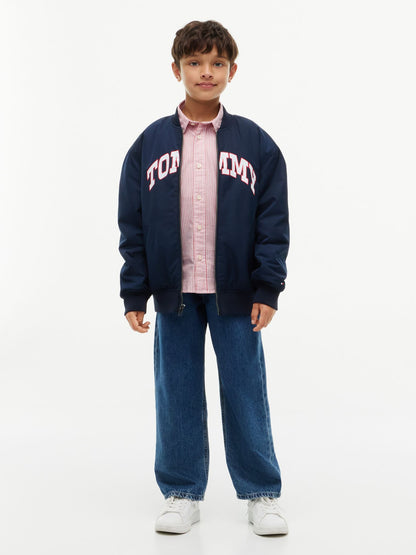 Tommy Hilfiger Kids' Water-Resistant Varsity Bomber