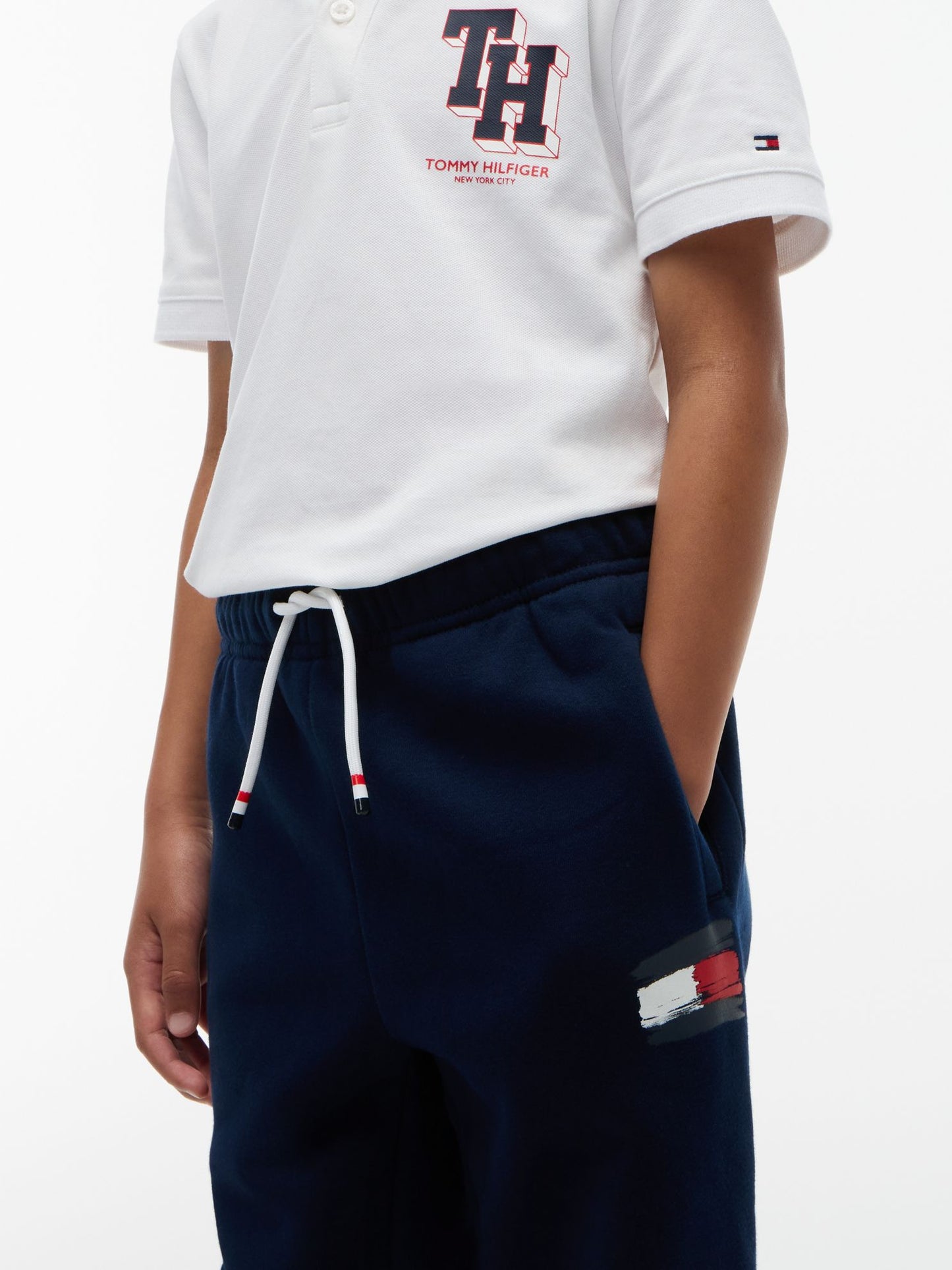 Tommy Hilfiger Kids' Paintbrush Flag Sweatpant