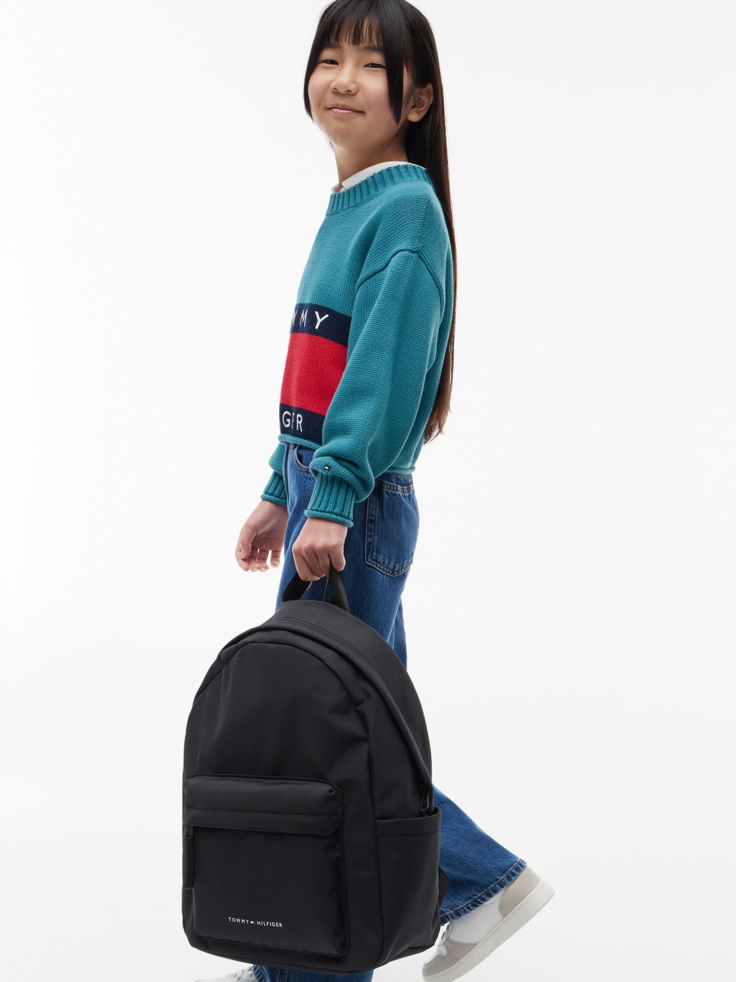 Tommy Hilfiger Kids' Classic Hilfiger Logo Backpack