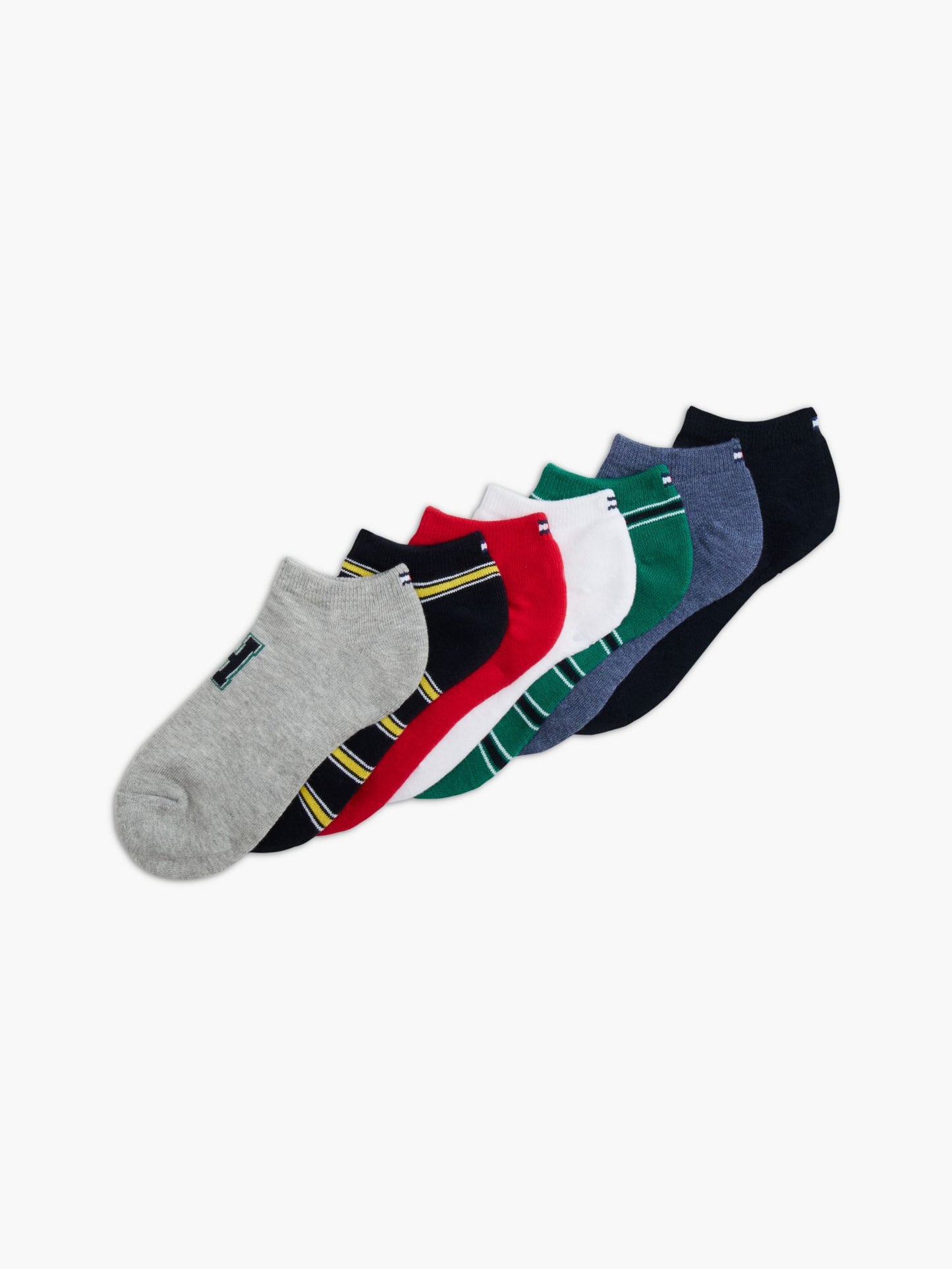 Tommy Hilfiger Kids' Variety Ankle Sock 7-Pack