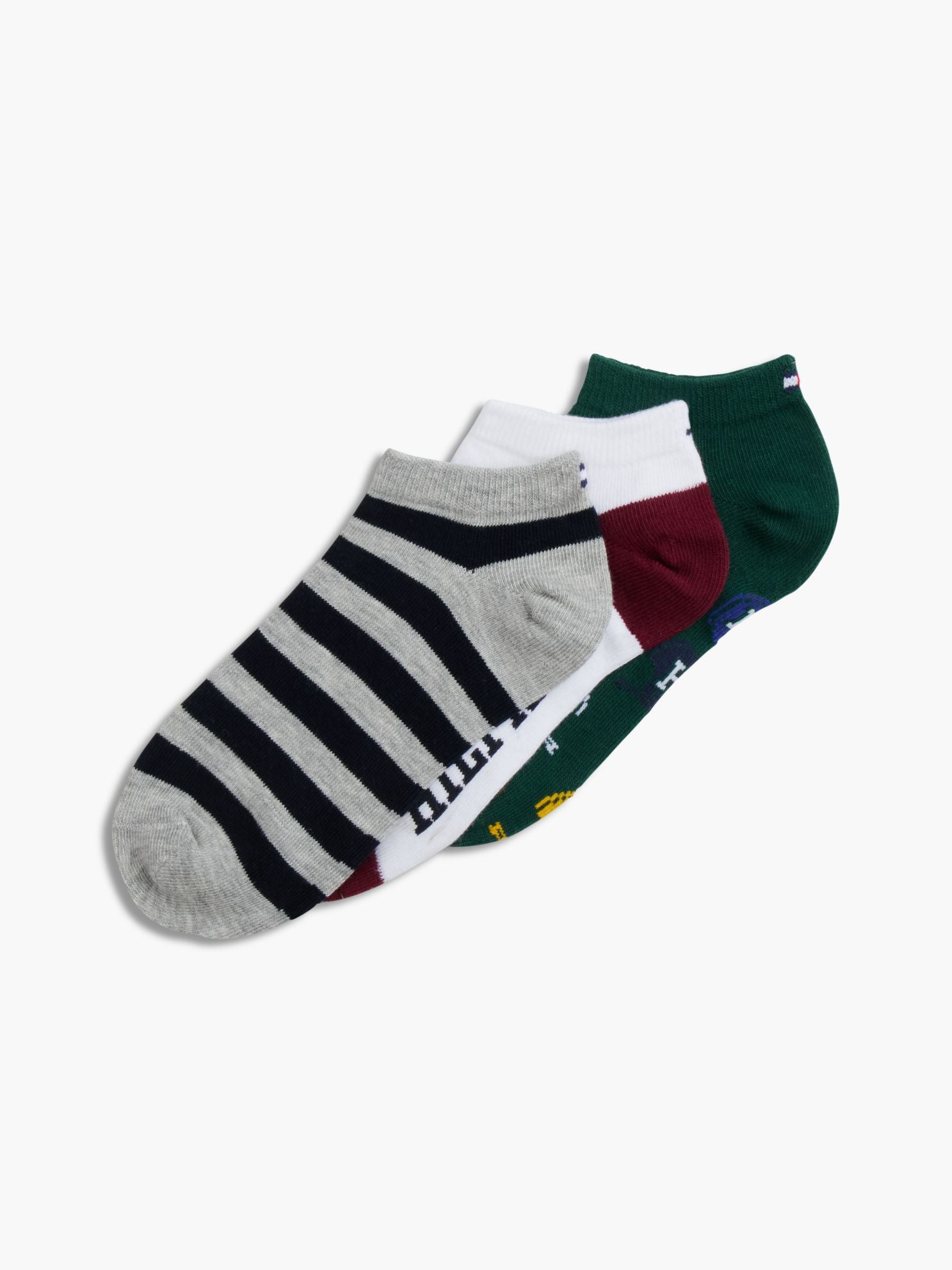 Tommy Hilfiger Kids' Football Ankle Sock 3-Pack