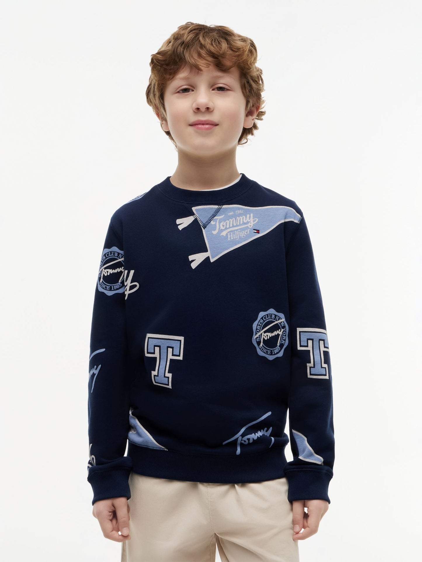 Tommy Hilfiger Kids' Allover Tommy Logo Sweatshirt