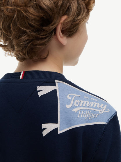 Tommy Hilfiger Kids' Allover Tommy Logo Sweatshirt