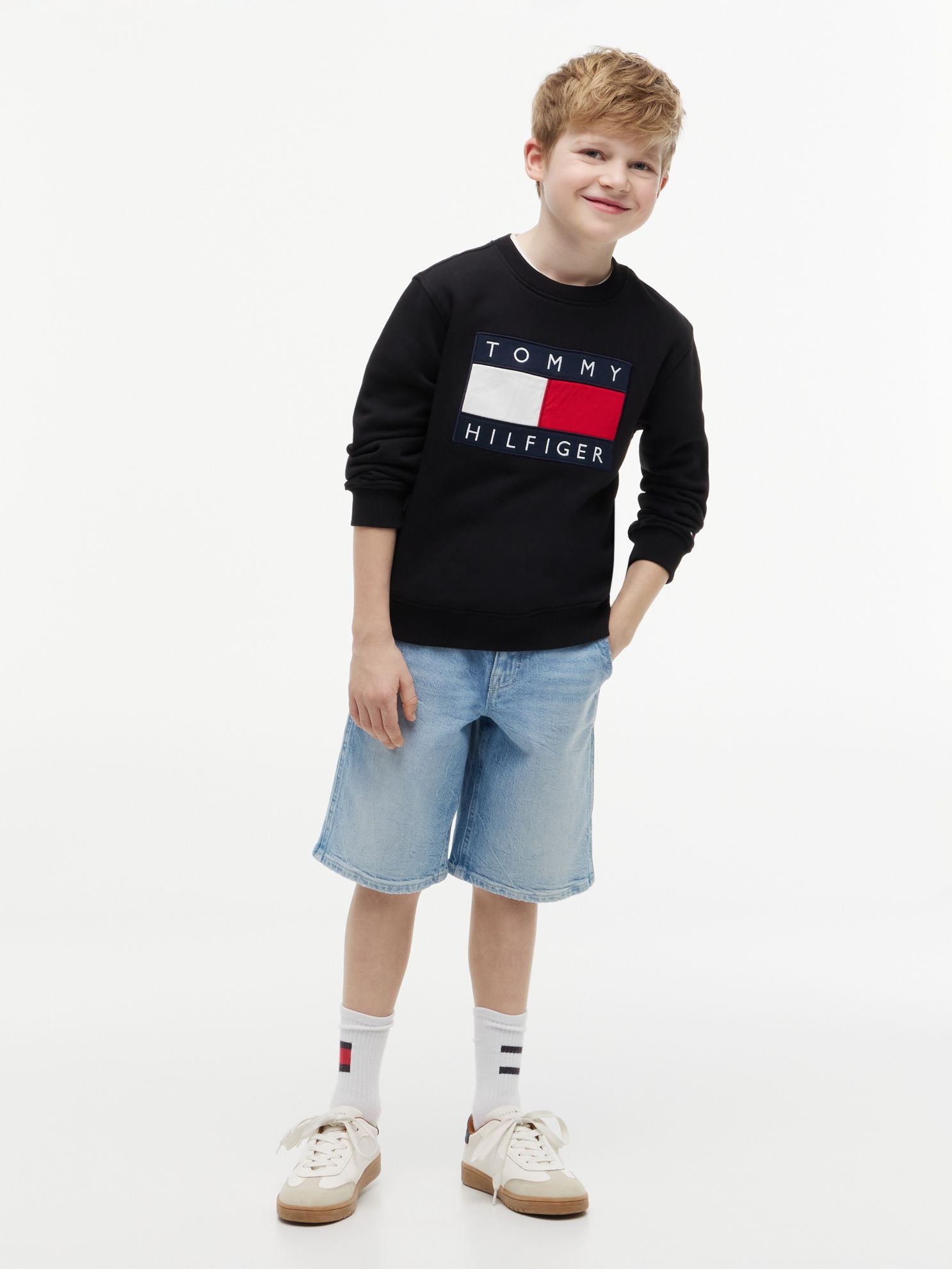 Tommy Hilfiger Kids' Flag Badge Sweatshirt