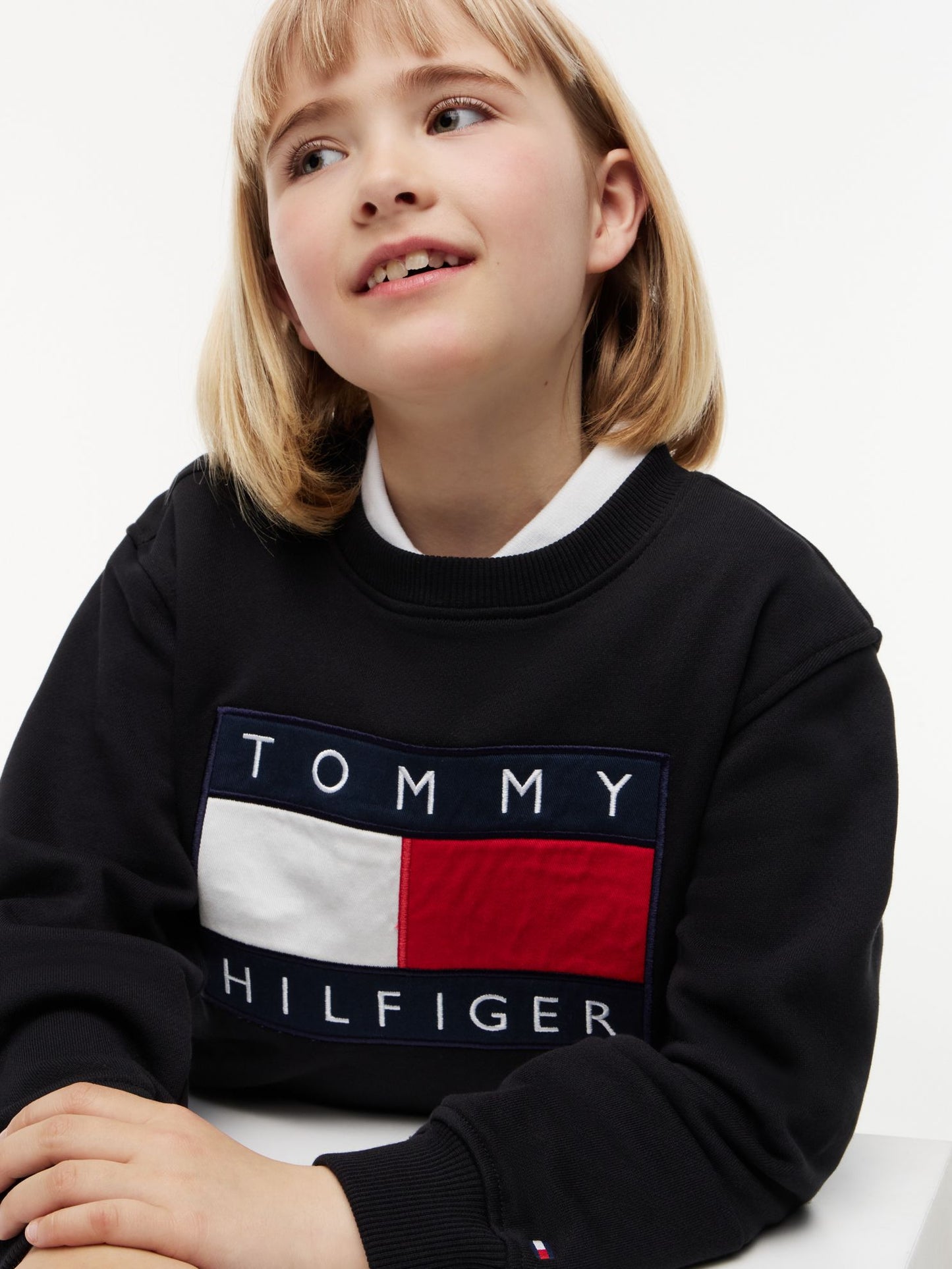 Tommy Hilfiger Kids' Flag Badge Sweatshirt
