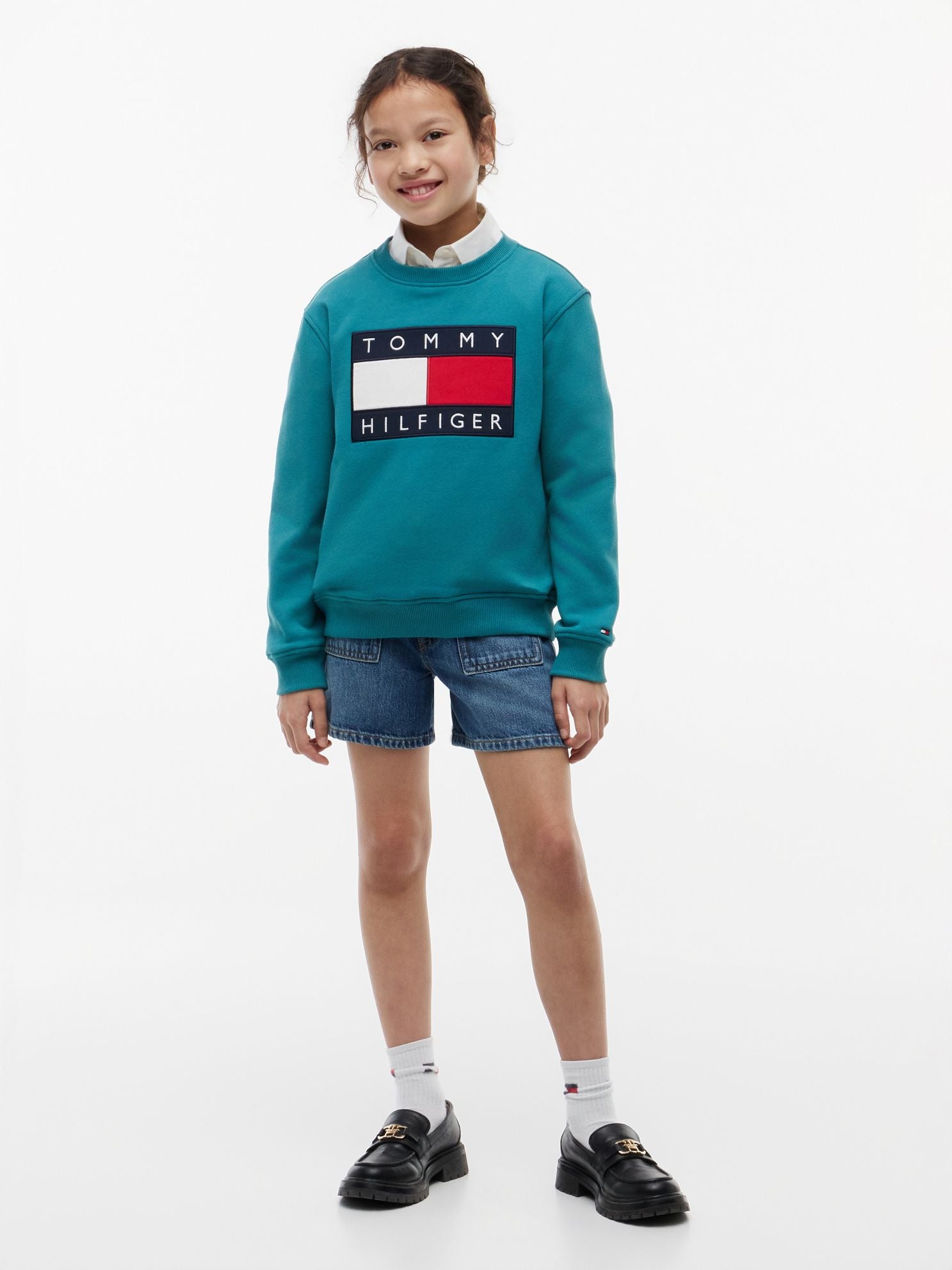 Tommy Hilfiger Kids' Flag Badge Sweatshirt