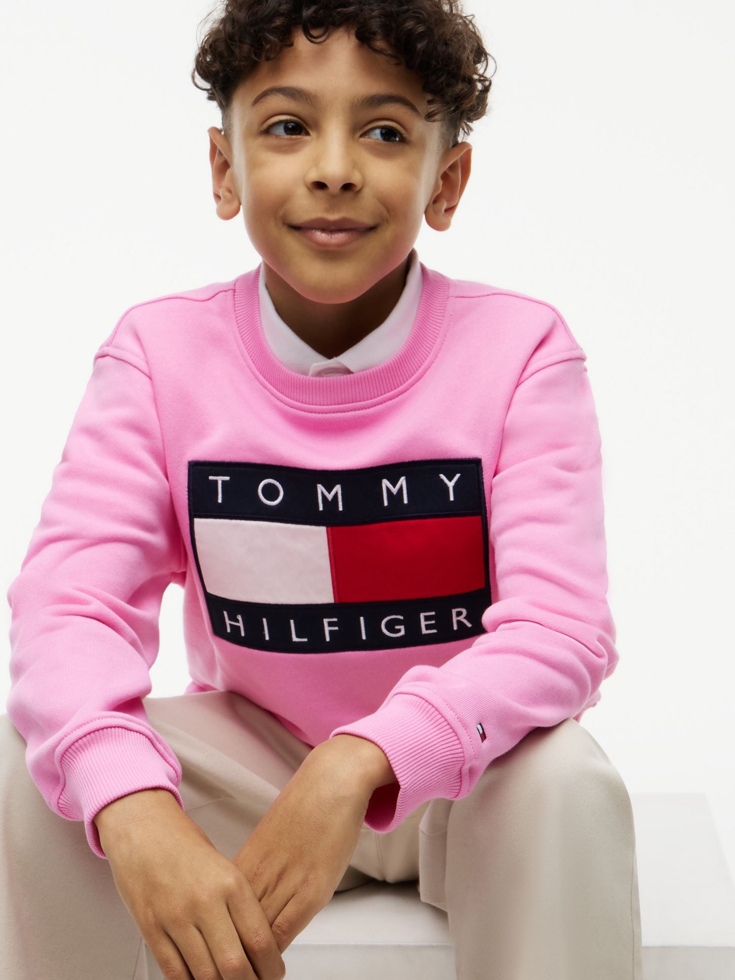 Tommy Hilfiger Kids' Flag Badge Sweatshirt