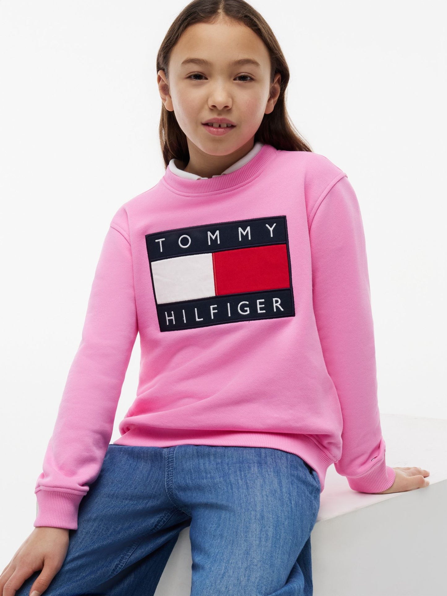 Tommy Hilfiger Kids' Flag Badge Sweatshirt