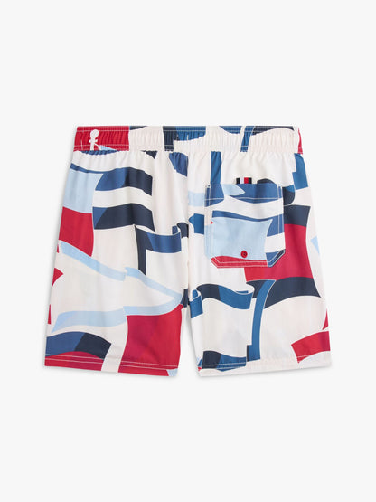 Tommy Hilfiger Kids' Allover Print Swim Trunk