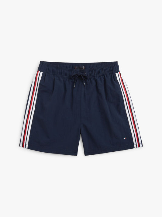 Tommy Hilfiger Kids' Signature Stripe Swim Trunk