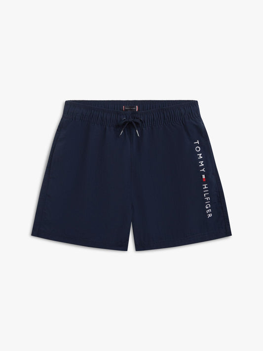 Tommy Hilfiger Kids' Hilfiger Logo Swim Trunk