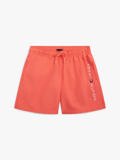 Tommy Hilfiger Kids' Hilfiger Logo Swim Trunk