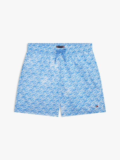 Tommy Hilfiger Kids' Script Monogram Swim Trunk