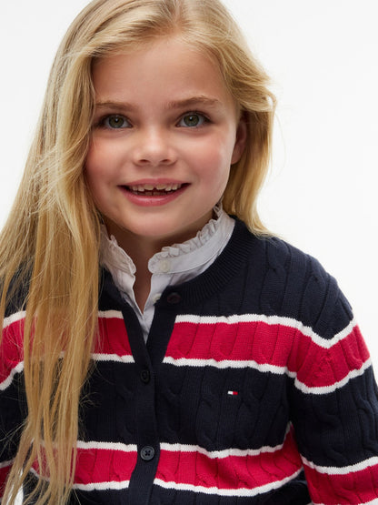 Tommy Hilfiger Kids' Striped Cardigan
