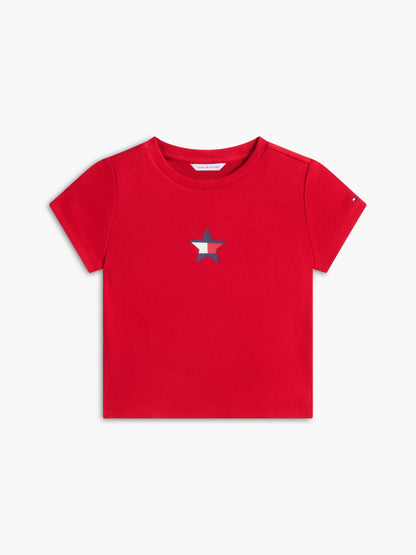 Tommy Hilfiger Kids' Star Logo Stretch T-Shirt