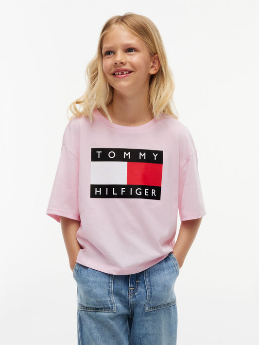 Tommy Hilfiger Kids' Classic Flag Badge T-Shirt