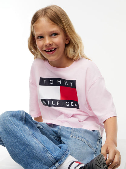 Tommy Hilfiger Kids' Classic Flag Badge T-Shirt