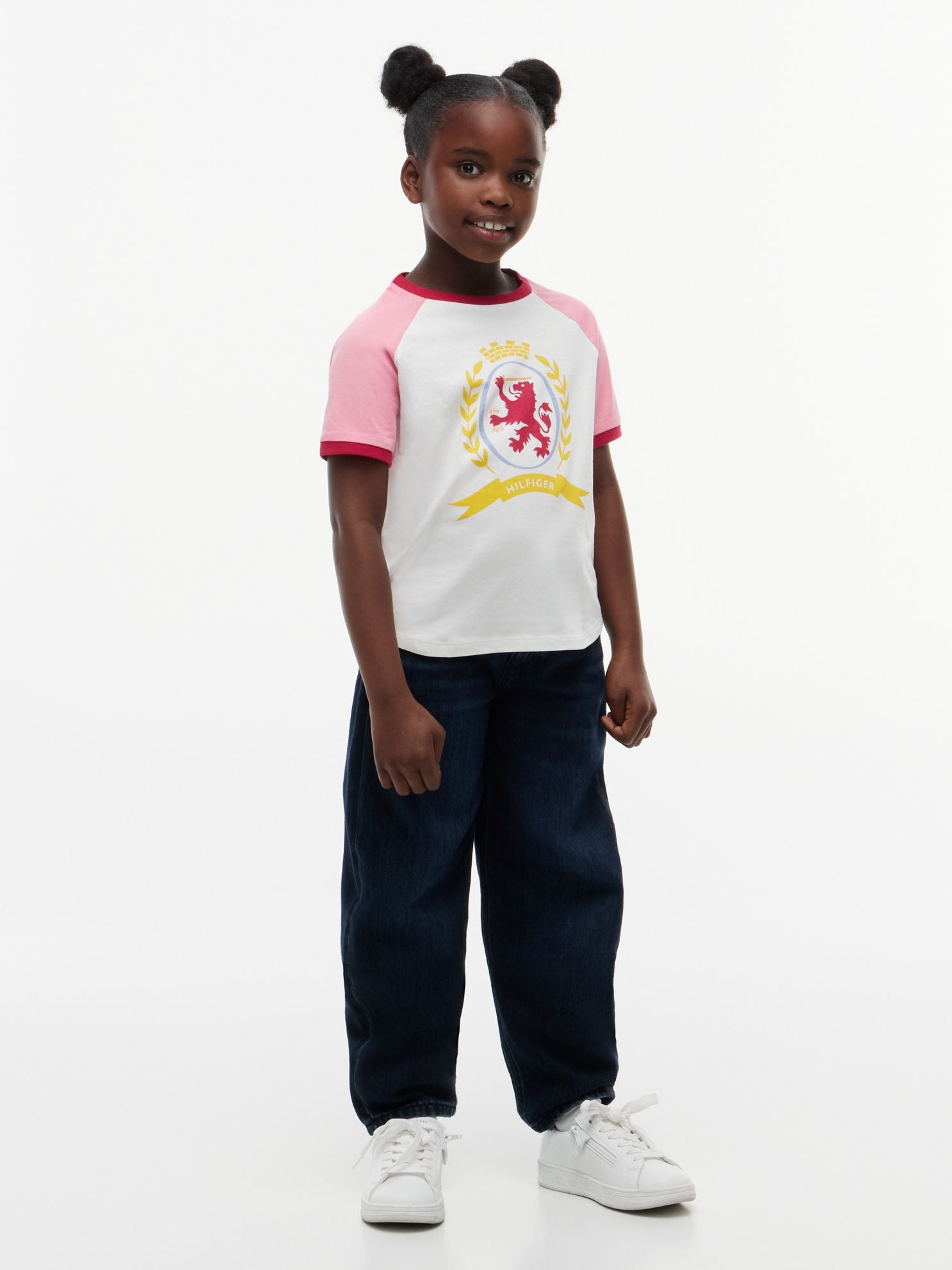 Tommy Hilfiger Kids' Crest Logo Raglan T-Shirt
