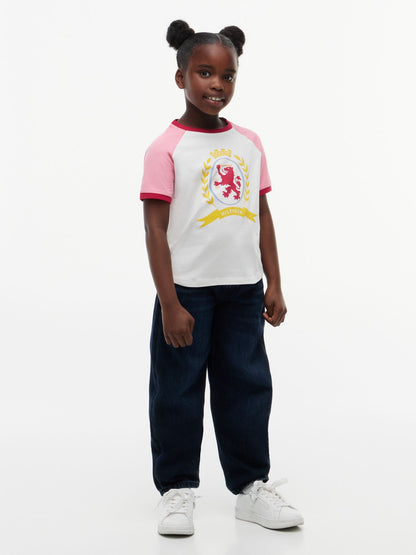 Tommy Hilfiger Kids' Crest Logo Raglan T-Shirt