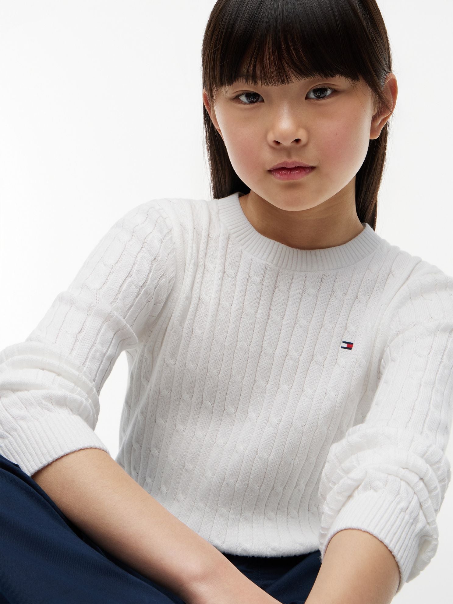 Tommy Hilfiger Kids' Cable Knit Sweater