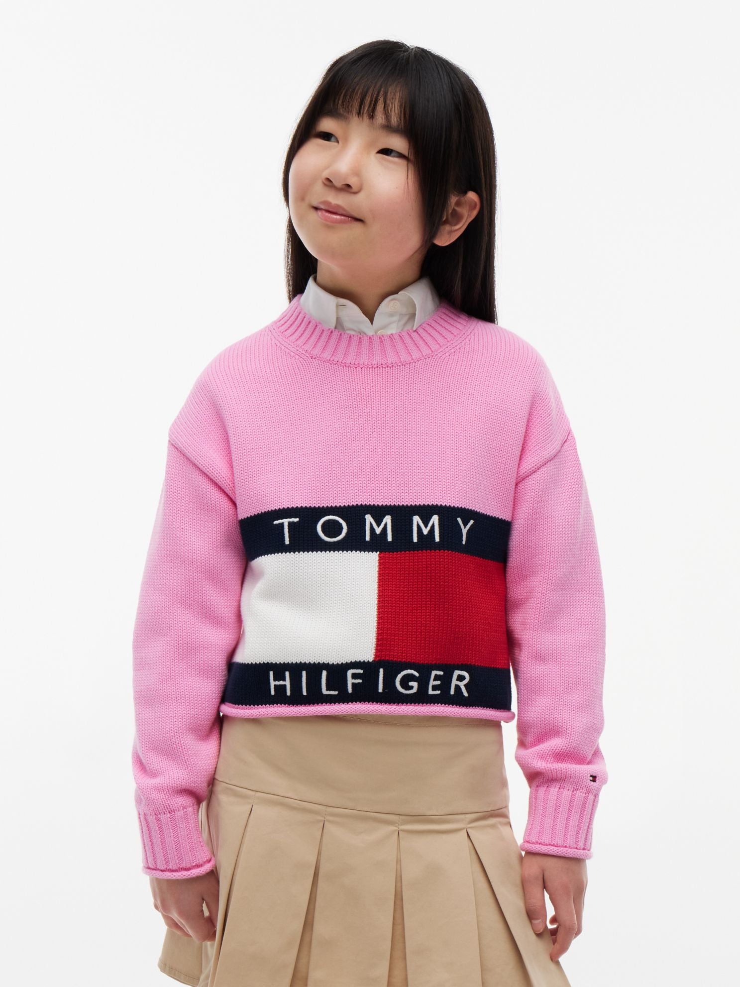 Tommy Hilfiger Kids' Flag Logo Sweater