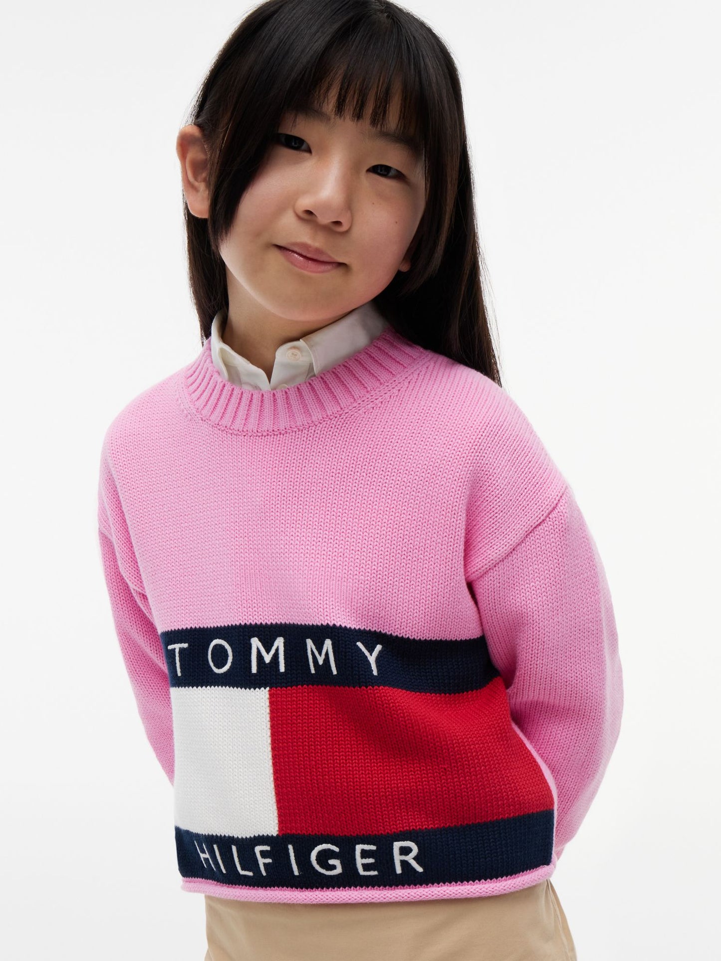 Tommy Hilfiger Kids' Flag Logo Sweater